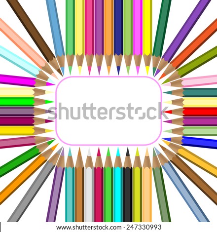 set of color pencils