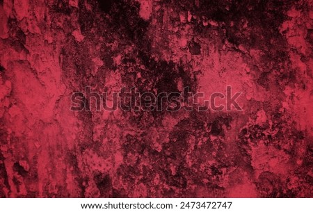 Abstract  cement wall texture and background. Red gradient background. Rich red texture. Abstract red background. Red abstract blurred gradient background