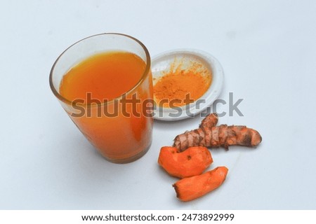 Jamu Turmeric or tumeric herbal medicine is a traditional Indonesian herbal drink that is good for health
