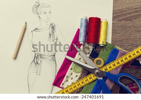 fashion design sketch 