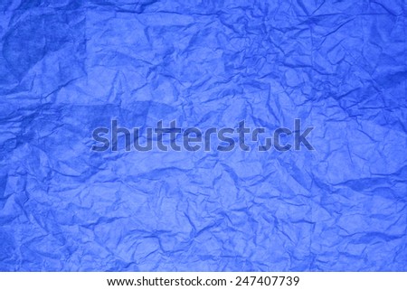 Blue paper textured  background.