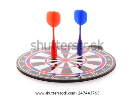 darts isolated on a white background