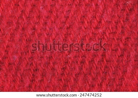 Red color plaid wool texture, background