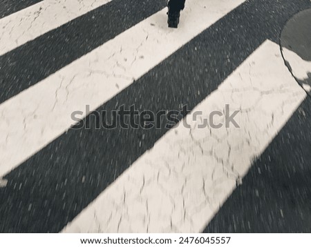crossing line blur texture in the road
