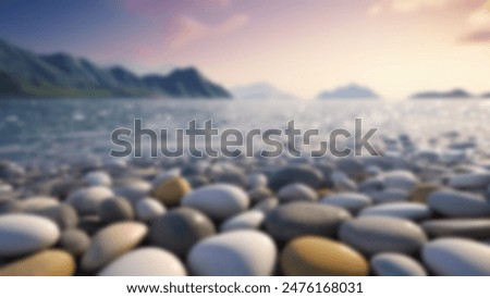 Defocus blurred background of the rock