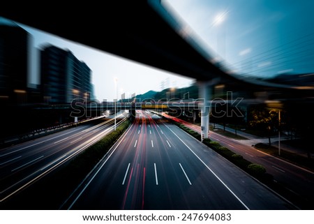  rapid city traffic,motion cars.