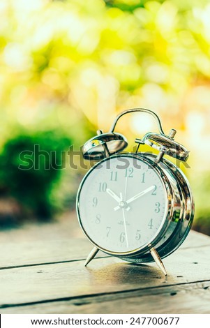 Alarm clock - Vintage effect style pictures