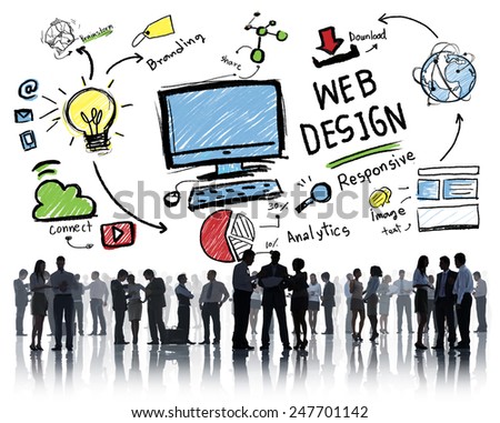 Content Creativity Digital Graphic Layout Webdesign Webpage Concept
