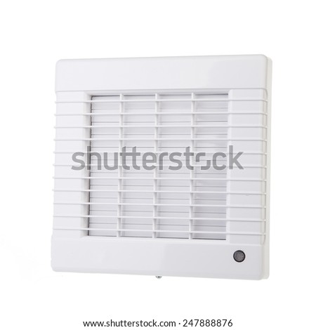 ventilators cover isolated on white
