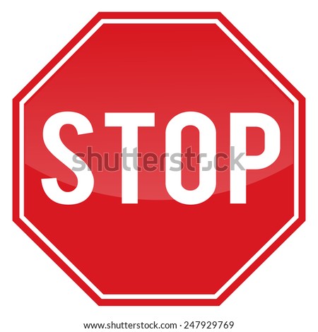 Stop sign. 