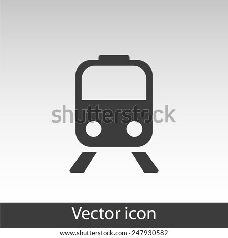 Train icon Royalty-Free Stock Photo #247930582