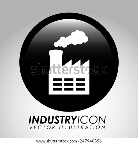 industry icon design, vector illustration eps10 graphic