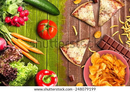 Fit or Fat Royalty-Free Stock Photo #248079199