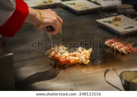 roasting teppanyaki