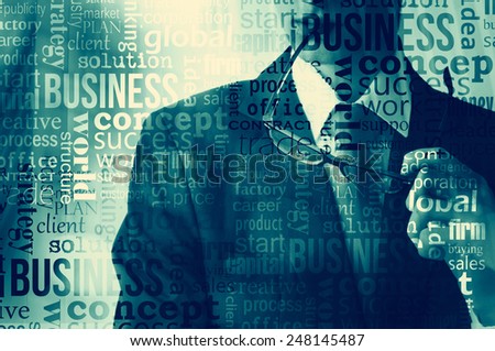 Businessman Abstract Background