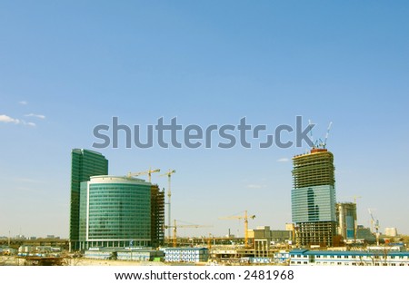 Construction of office building