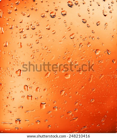 Water Drops on glass background