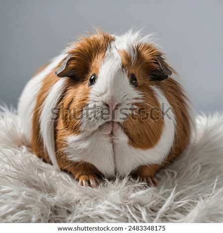 Guinea pigs, also known as cavies, are small, gentle rodents native to South America. They have round bodies, short legs, and no tail, with a variety of coat colors and textures.