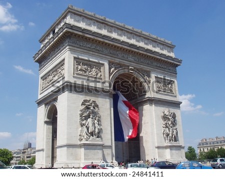 the arc de triumph in paris