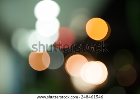 Colorful Bokeh background 