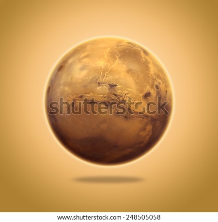 Planet Mars - Elements of this Image Furnished by NASA