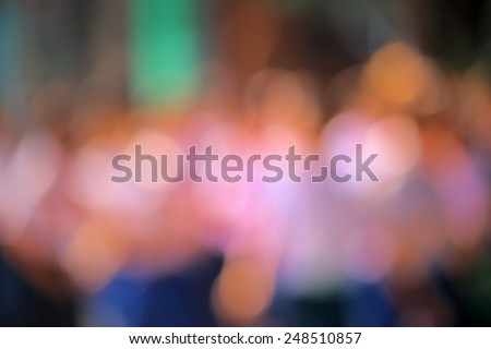 Abstract circular blur background with out of focus