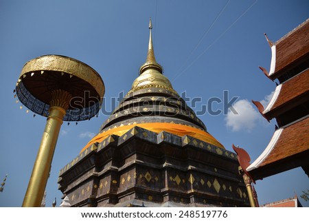 pagoda in wat thailand