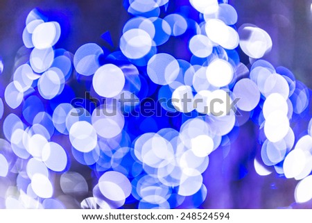 Christmas bokeh light background
