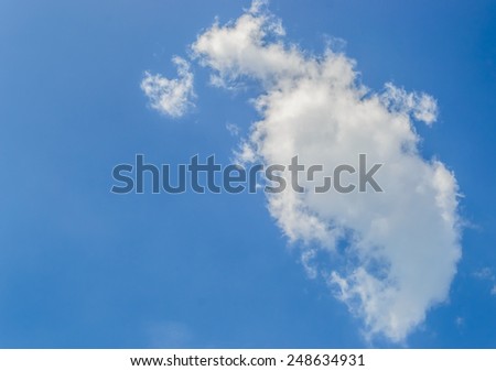 sky background and cloud