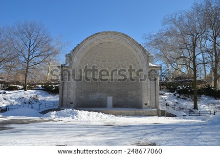 Central Park on January, 2015, Manhattan, New York City, USA.
