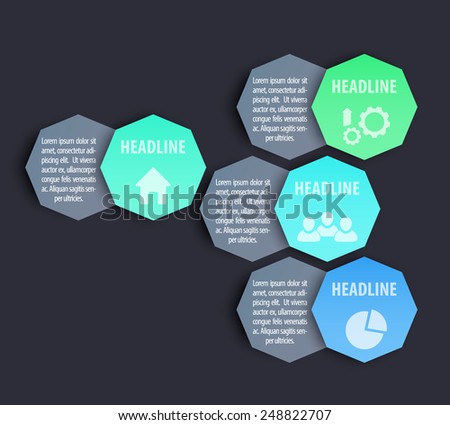 elements for infographics, business design vector illustration, eps10, easy to edit