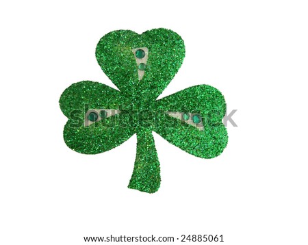 St Patrick clover background