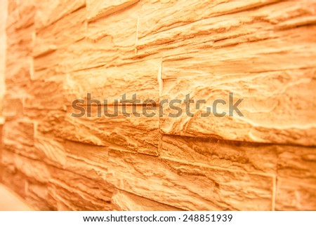 brown stone texture closeup with blur background