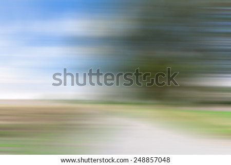 blurry abstract landscape