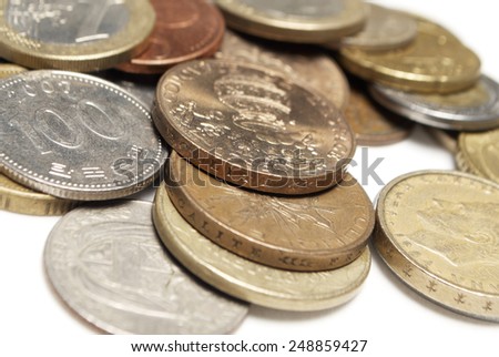 Money, World Currency and Foreign Coins, Gold and Silver 