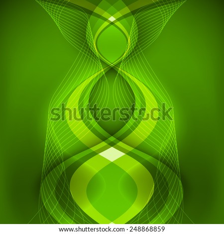 Abstract green background. Vector Illustration. Clip-art