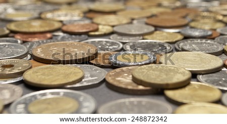 Collection of Foreign Coins, Money 
