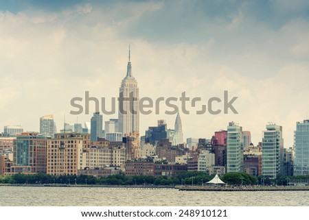 Midtown Manhattan skyline, New York.