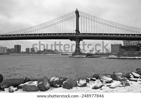 Manhattan Bridge, New York, USA 