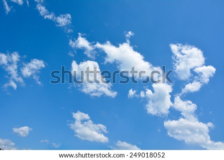 sky background and cloud