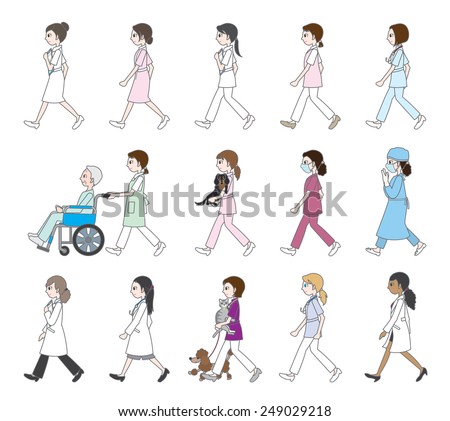 Those who are walking / Doctor Nurse
