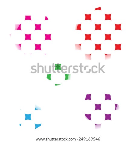 Abstract Geometrical Design. Colorful. Vector Illustration 