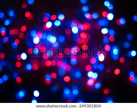 Colored red and blue color bokeh background 