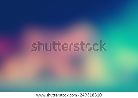 Abstract retro color blurred background
