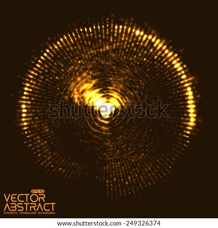 Abstract vector mesh background. Point array. Futuristic style card. Elegant background for business presentations.