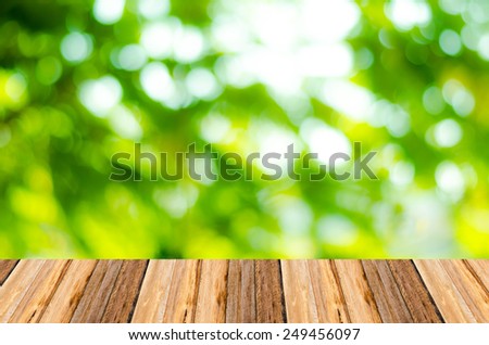 wooden pattern mix with bokeh background