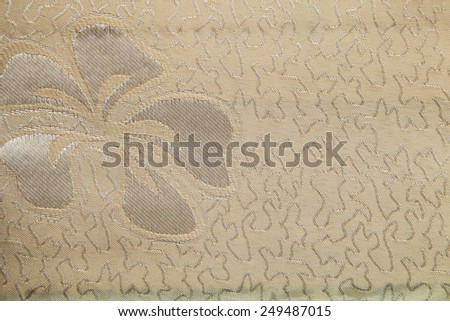 Bright background with floral fabric