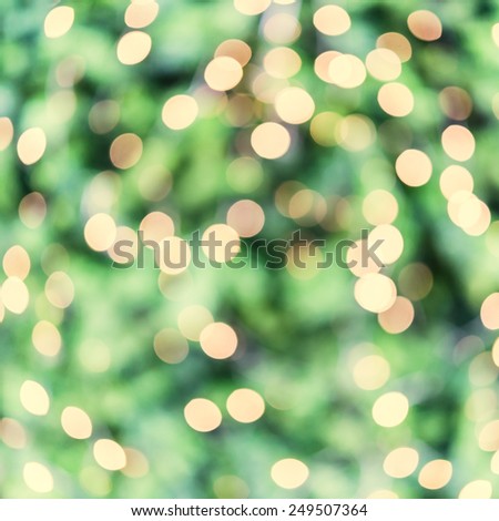 Christmas bokeh light abstract background - vintage effect style pictures