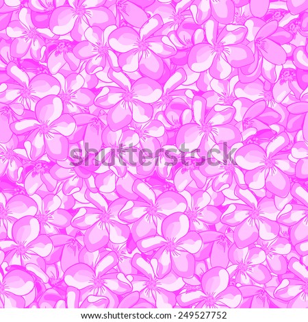 A Vector Painted Watercolor cherry blossom seamles pattern