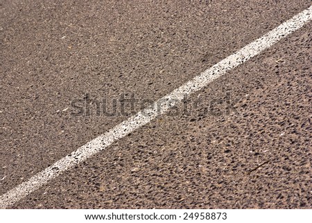 asphalt road line